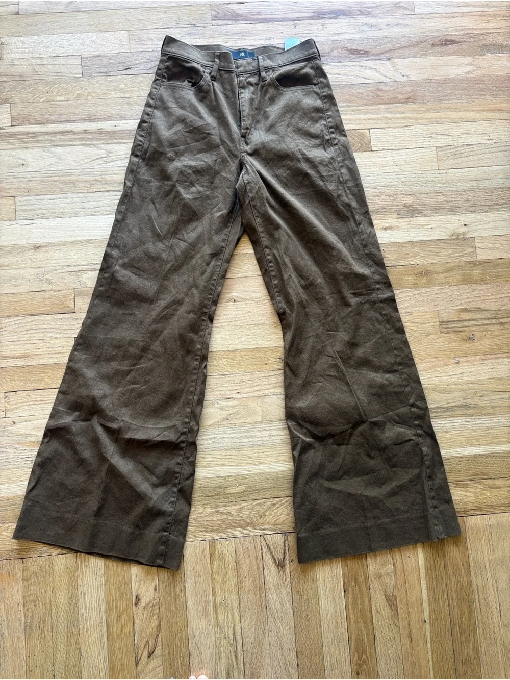 Banana Republic Italian Linen-Cotton Wide-Leg Jean